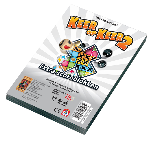 Scoreblok Keer op Keer 2 twee stuks Level 1 afbeelding