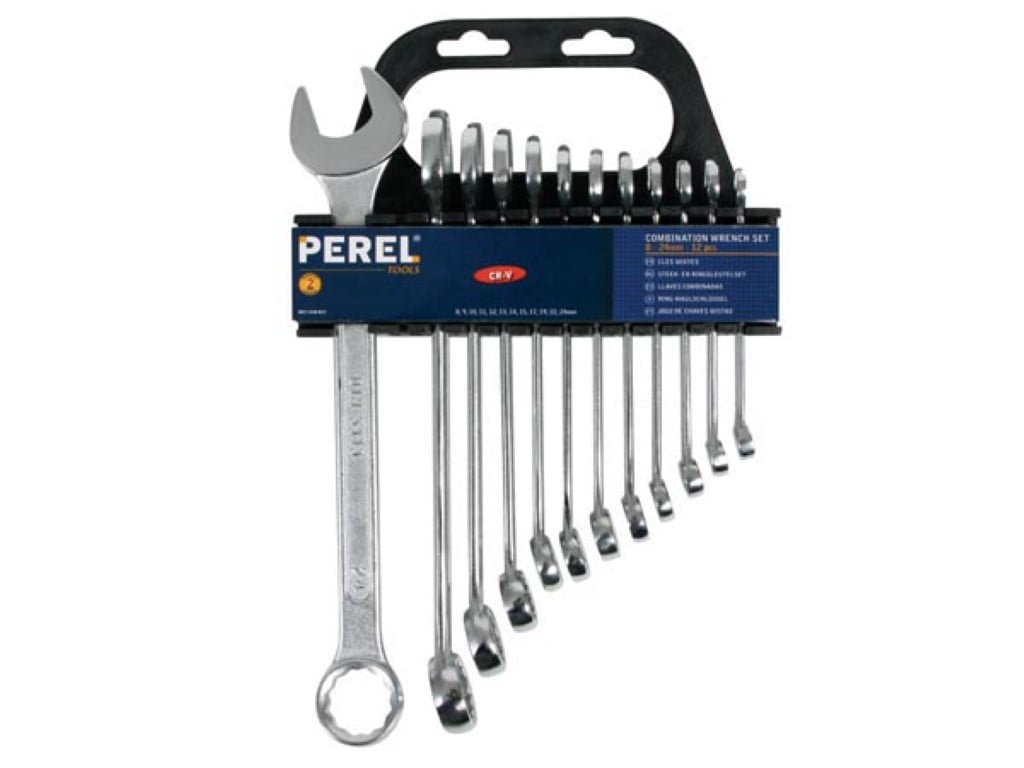 STEEK-/RINGSLEUTELSET - 8-24 mm - 12-delig afbeelding