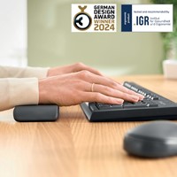 Polssteun Leitz Ergo verstelbaar grijs-2