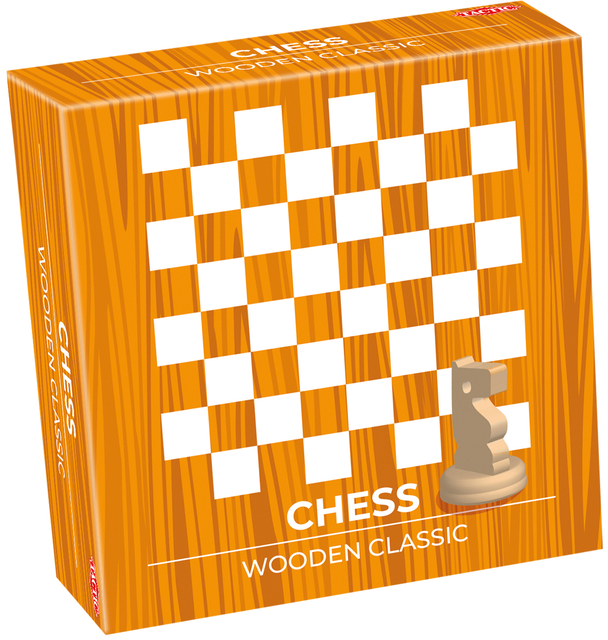 Office Schaakspel Tactic Games trendy van hout