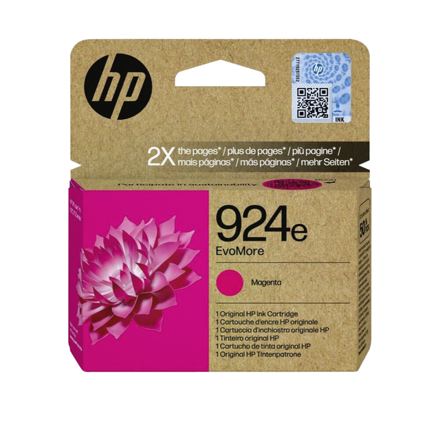 Inktcartridge HP 4K0U8NE 924E Evomore rood afbeelding