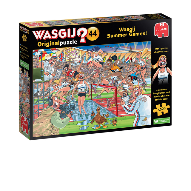 Puzzel Wasgij Original Zomerspelen! 1000 stukjes afbeelding