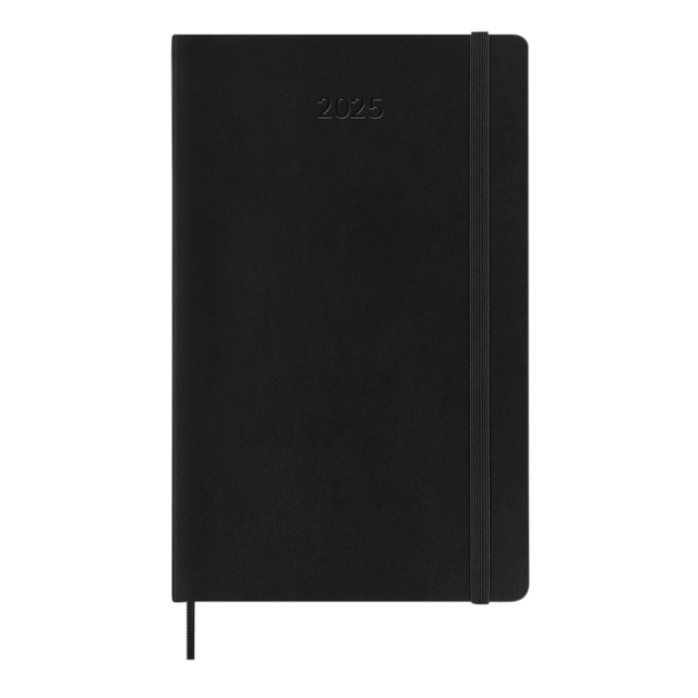Moleskine Agenda 2025 12M Planner Weekly 7dagen 1pagina large sc black
