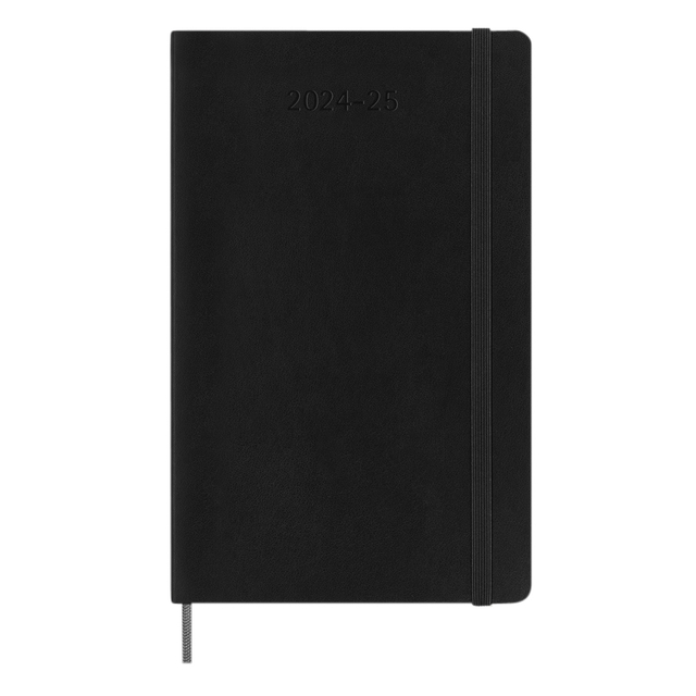 Moleskine Agenda 2024 2025 18M Planner Weekly 7dagen 1pagina large sc black