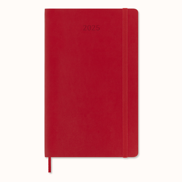 Moleskine Agenda 2025 12M Planner Weekly 7dagen 1pagina large sc scarlet red