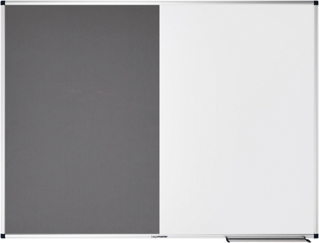 Legamaster Combibord UNITE grijs vilt-whiteboard 90x120cm