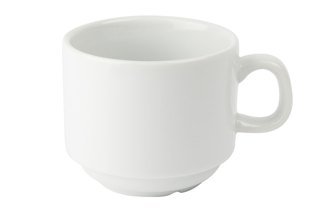 Theekop Olympia Whiteware 200 ml doos 12 stuks wit afbeelding