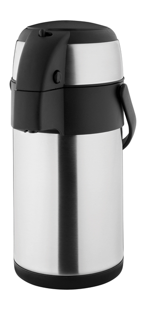 Thermoskan Olympia met pomp 2.5 liter rvs afbeelding
