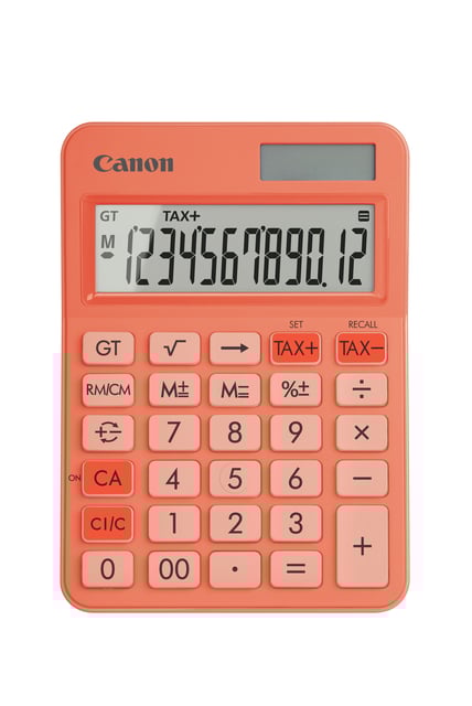 Rekenmachine Canon LS-125KB oranje afbeelding