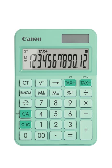 Rekenmachine Canon LS-125KB groen afbeelding