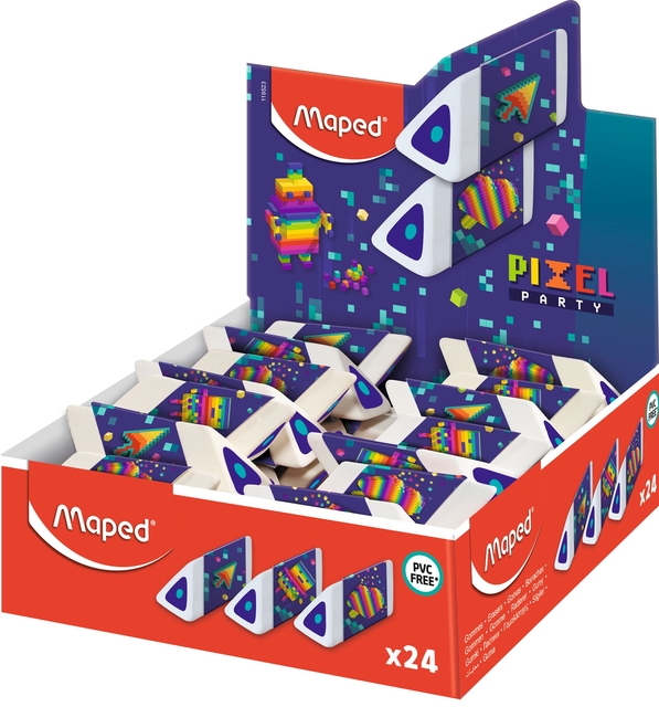 Gum Maped Pixel Party Pyramid display à 24 stuks afbeelding