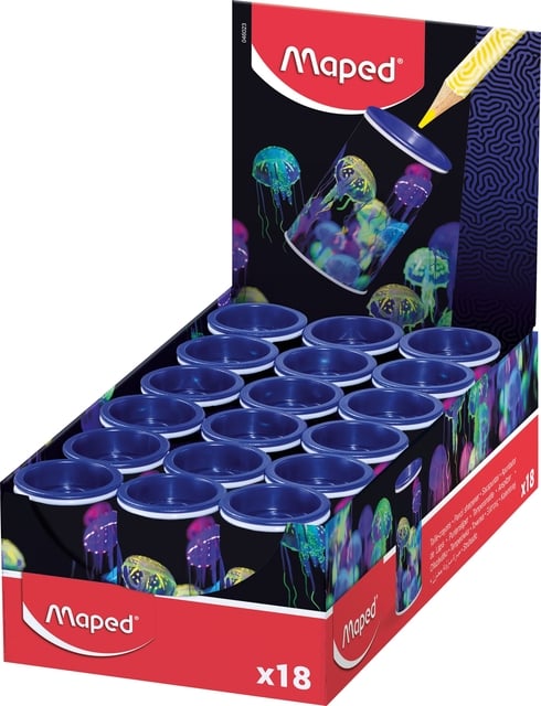Puntenslijper Maped Deepsea Paradise 1-gaats display à 18 stuks afbeelding