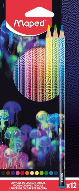 Kleurpotlood Maped Deepsea Paradise set à 12 kleuren afbeelding