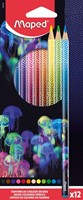 Kleurpotlood Maped Deepsea Paradise set à 12 kleuren