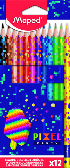 Maped Kleurpotlood Pixel Party setà 12 kleuren