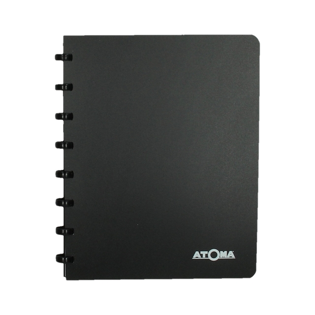Adresboek Atoma A5 lijn 54vel 90gr PP assorti afbeelding