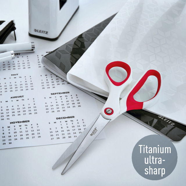 Schaar Leitz WOW 205mm titanium rood — Foto 2 van 2