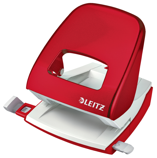 Perforator Leitz WOW 5008 NeXXt metaal 30 vel rood afbeelding