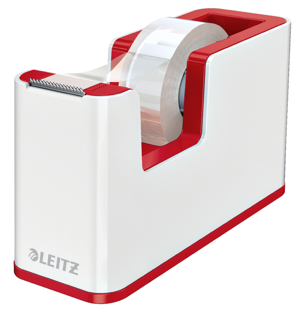 Plakbandhouder Leitz WOW wit/rood afbeelding