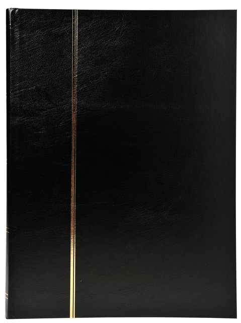 Postzegelalbum Exacompta 22.5x30.5cm 48 zwarte pagina's zwart — Foto 2 van 2