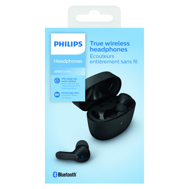 Oortelefoon Philips In-ear TWS TAT2206 zwart afbeelding