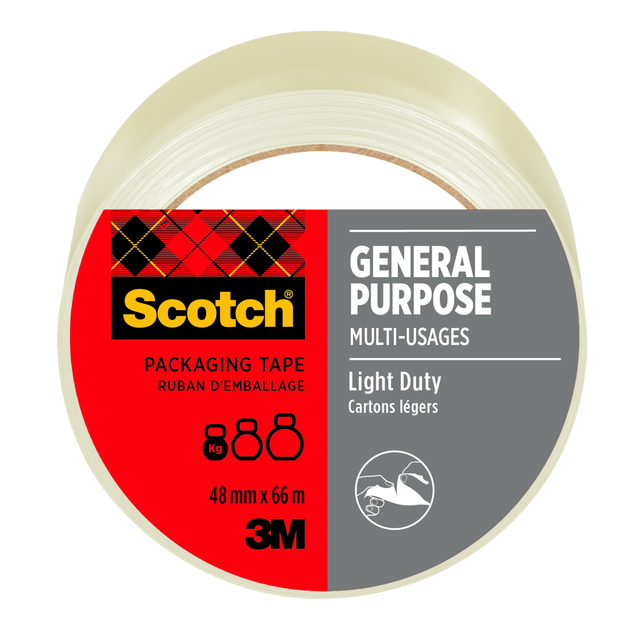 Verpakkingstape Scotch 4501T66 48mmx66m transparant afbeelding