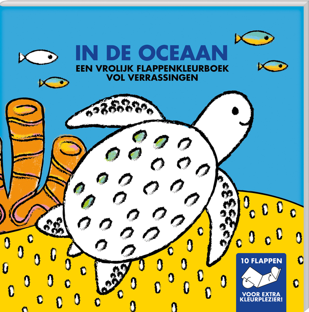 Interstat Kleurboek met flappen In de oceaan