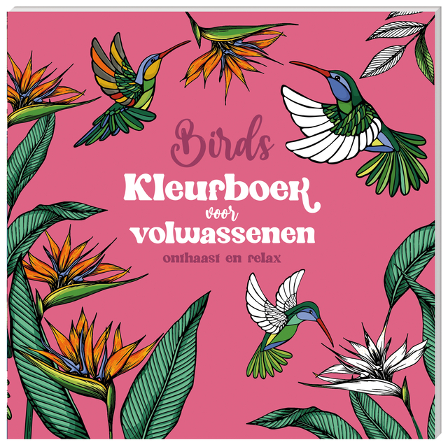Kleurboek voor volwassenen Interstat Birds afbeelding