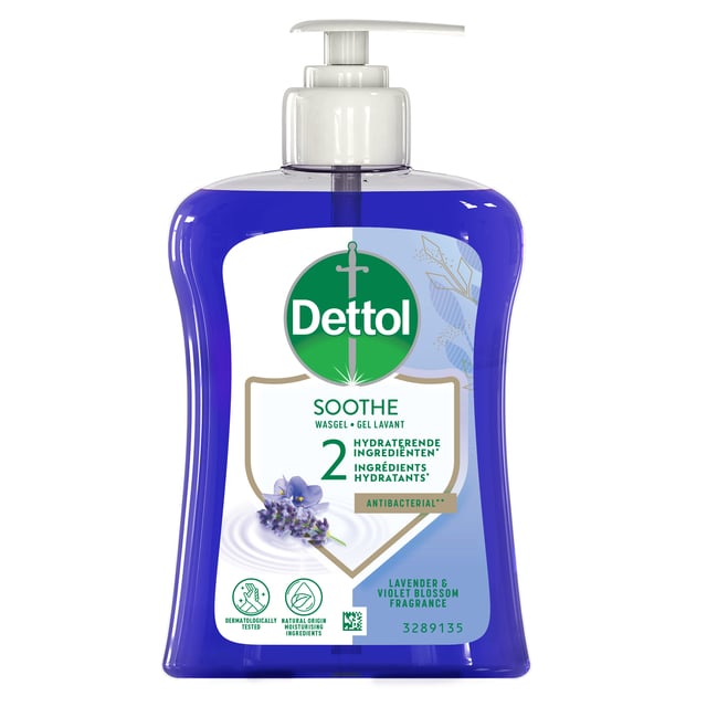 Handzeep Dettol Relaxing Lavendel antibacterieël 250ml afbeelding