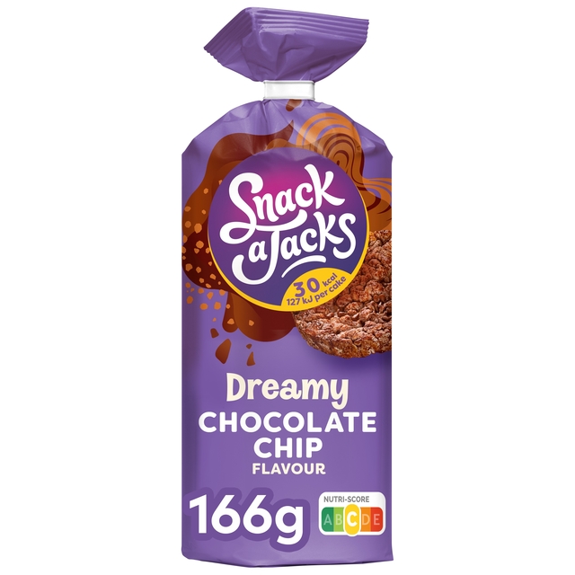 Rijstwafel Snack-a-Jacks chocololate chip pak 166 gram afbeelding
