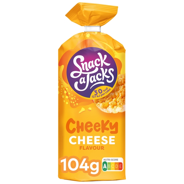 Rijstwafel Snack-a-Jacks cheese pak 104 gram afbeelding