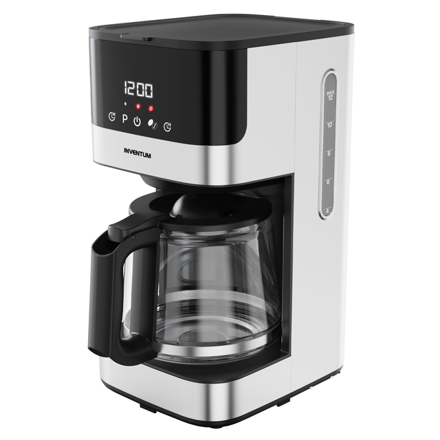 Koffiezetapparaat Inventum 1.5 liter zwart met rvs afbeelding