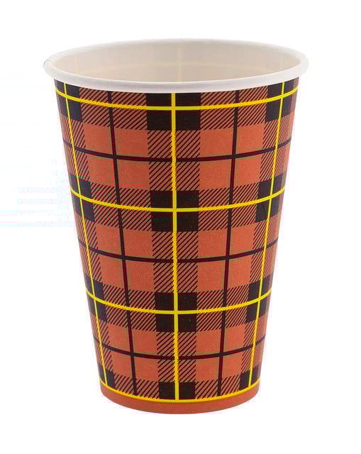 Beker 5% IEZZY 180ml karton scotty 100 stuks rood afbeelding