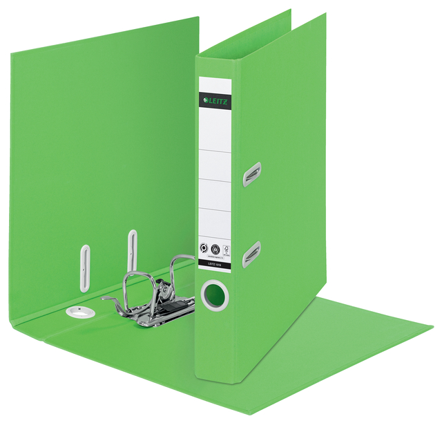 Ordner Leitz 180° Recycle 55 mm karton A4 groen afbeelding