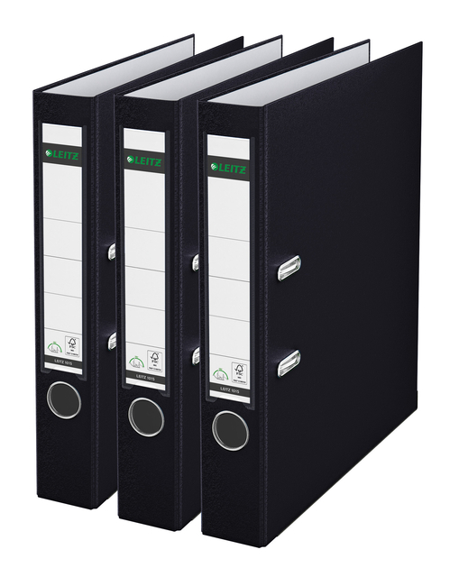 Ordner Leitz 180° 1015 A4 55 mm 3 stuks zwart afbeelding