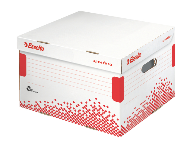 Opberg- en transportdoos Esselte Speedbox 367x263x325mm wit afbeelding