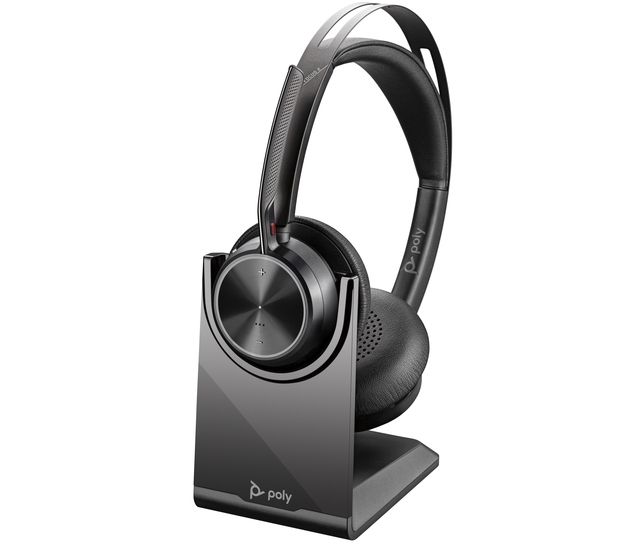 Headset HP POLY Voyager Focus 2 USB-C met oplaadstation — Foto 2 van 2