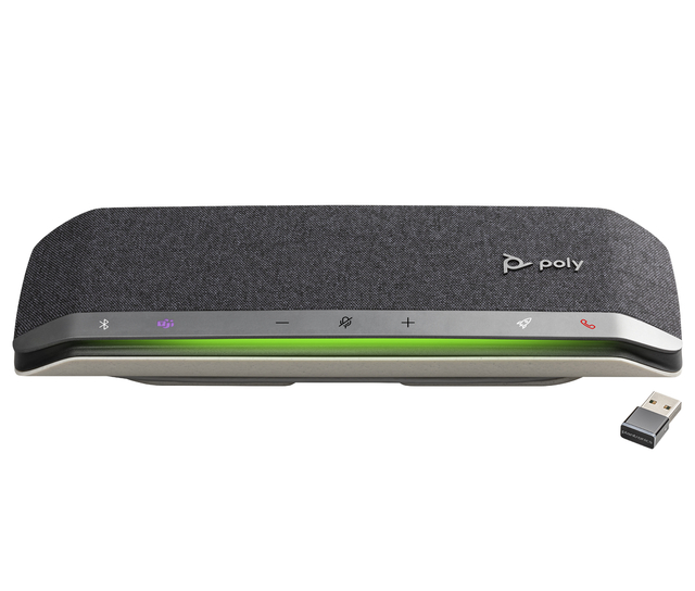 Speakerphone HP POLY Sync 40+ USB A en USB-C met BT700 dongle afbeelding