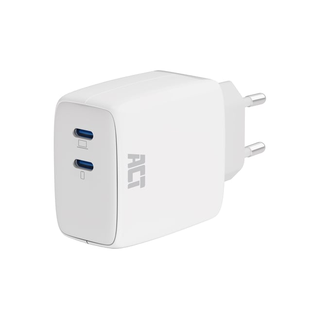 Velleman USB-oplader 2 x USB-C Power Delivery-functie 65 W 3 25 A wit