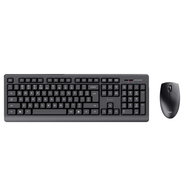 Toetsenbord Trust Primo draadloos + muis afbeelding