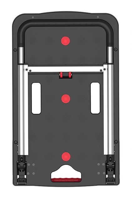 Transportkar Pavo platform trolley inklapbaar 137kg zwart — Foto 2 van 2