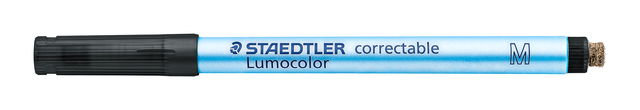 Viltstift Staedtler Lumocolor 305 non permanent correctable M zwart afbeelding