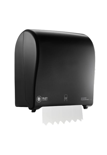 BlackSatino Handdoekroldispenser PT50 zwart 335340