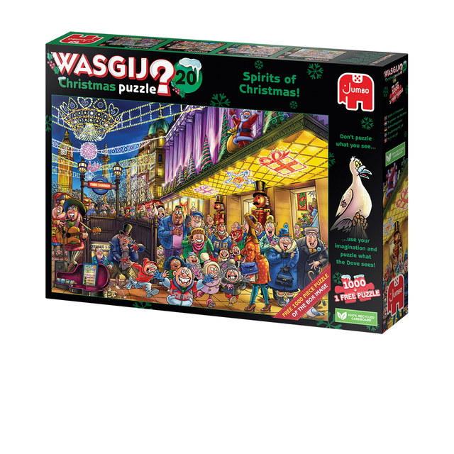 Puzzel Wasgij Christmas 20 - De Geesten van de Kerstmis! 2x1000st (1 puzzle for free) — Foto 2 van 2