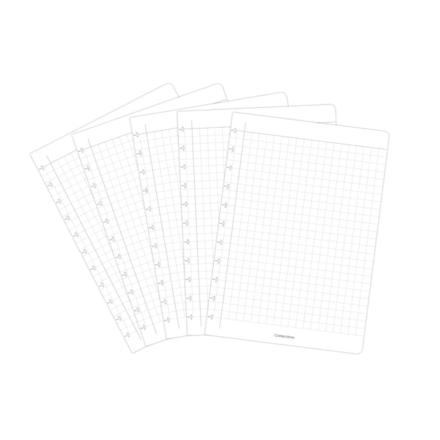 Correctbook Uitbreidingsset A4 ruit 10x10mm 5 bladen