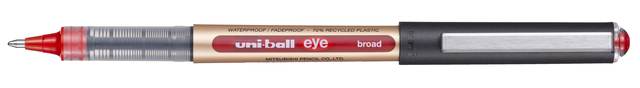 Rollerpen Uni-ball Eye eco 150E breed rood afbeelding