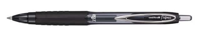 Gelschrijver Uni-ball Signo eco 207E medium zwart afbeelding