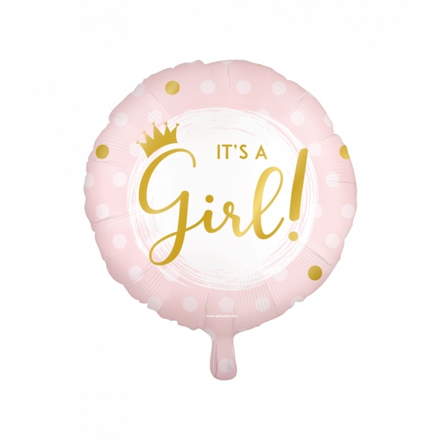 Paperdreams Foil balloon - It&apos;s a girl! afbeelding