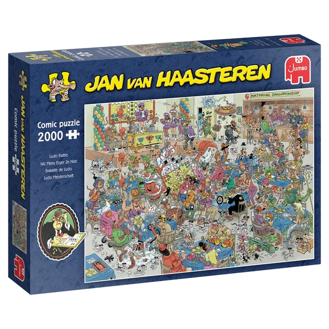 Puzzel Jan van Haasteren NK Mens Erger Je Niet 2000 st afbeelding