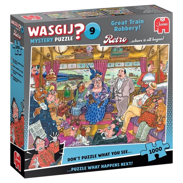 Wasgij Mystery 9 - The Great Train Robbery 1000 st afbeelding